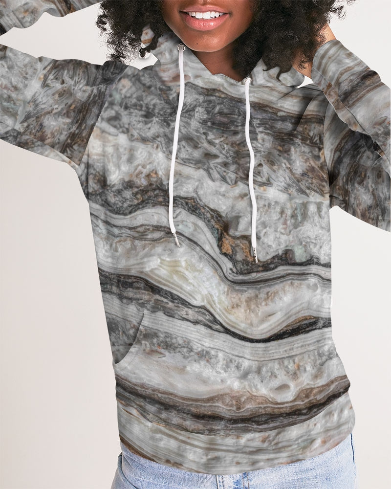 Travertine Onyx Powerful Vibrations Women's Hoodie