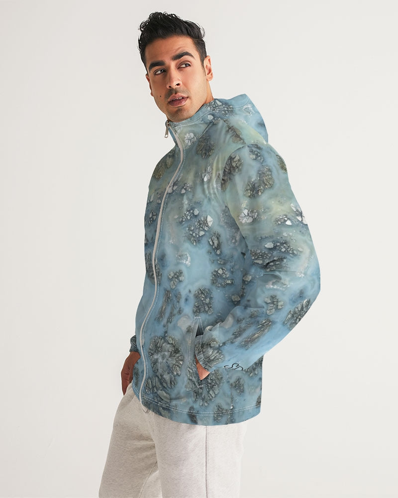 Marcasite Plume with Quartz Spiritual Men's Windbreaker