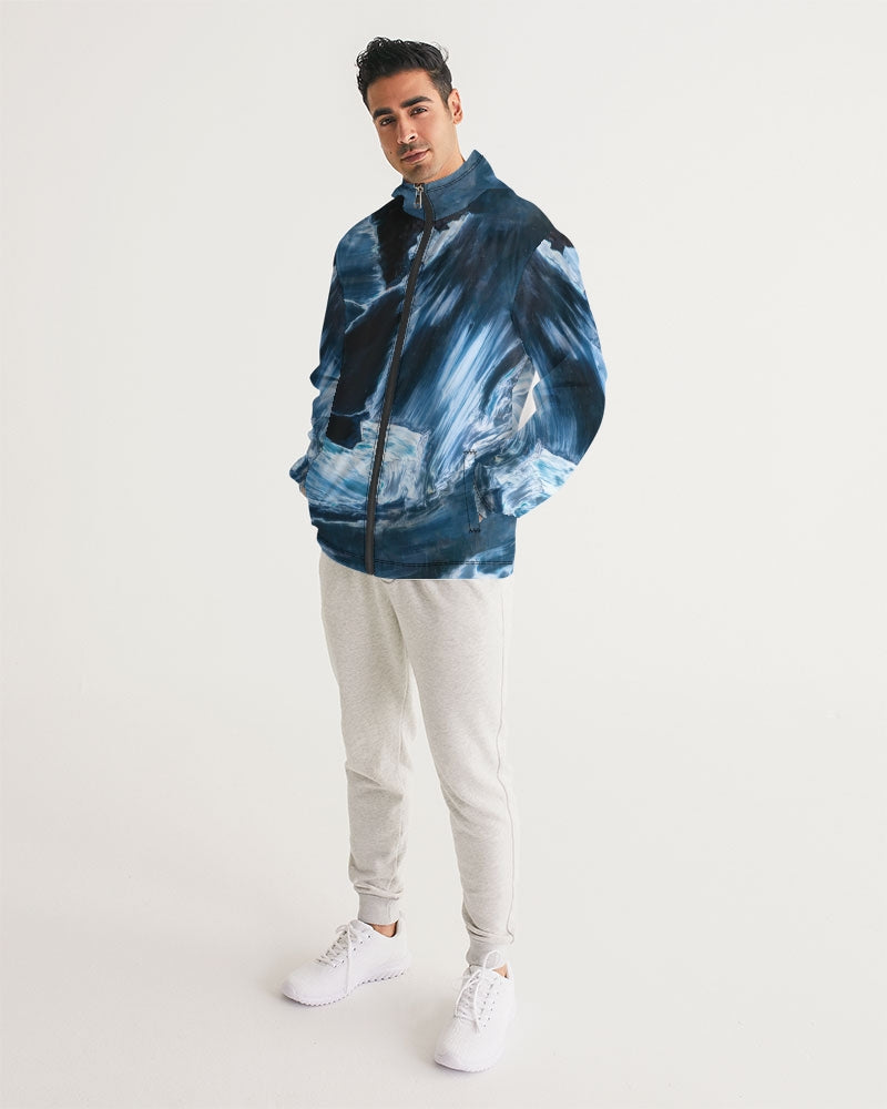 Blue Pietersite Men's Windbreaker