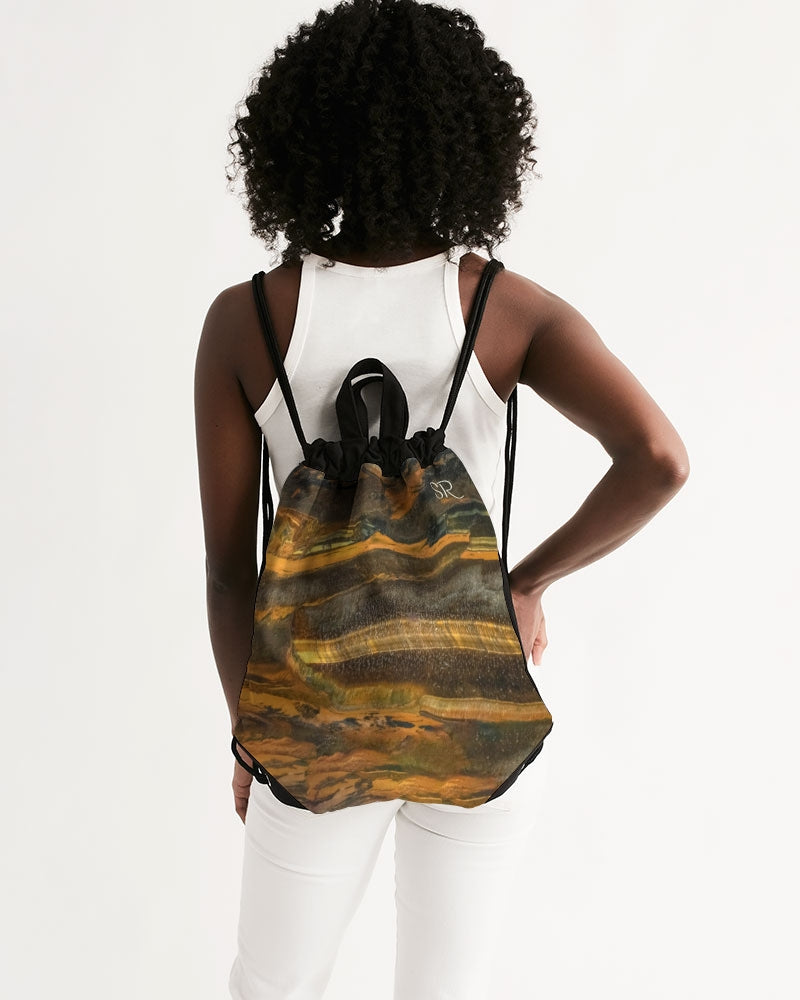 Marra Mamba Tiger's Eye Drawstring Bag