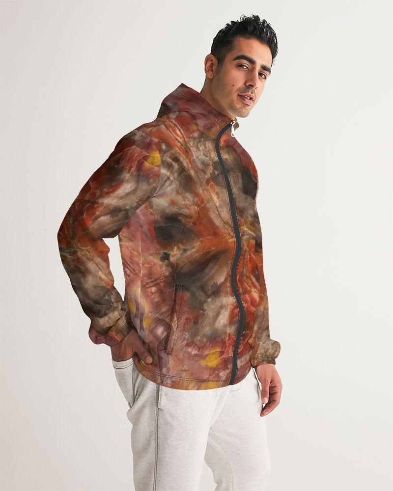 Petrified Wood Men's All-Over Print Windbreaker