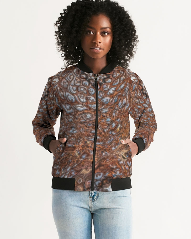 Ancient Australian Tree Fern Women's Bomber Jacket