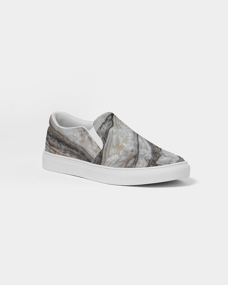 Travertine Onyx Powerful Vibrations Women's Slip-On Canvas Shoe