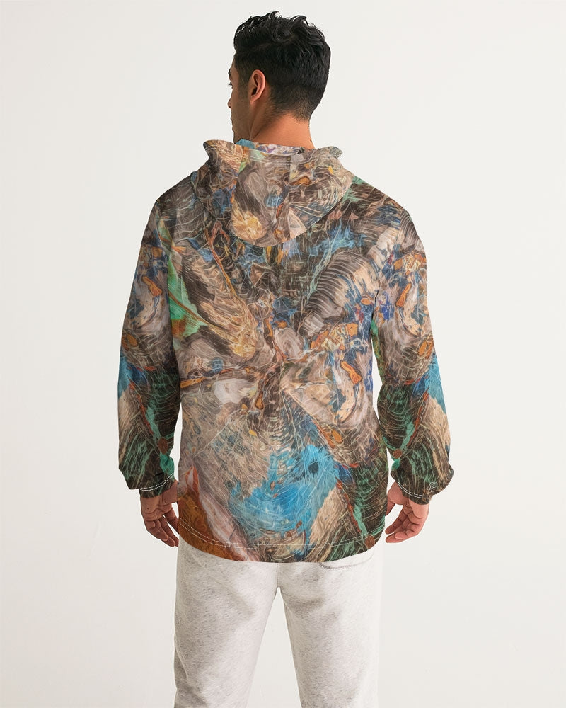 Turkish Petrified Collawood Men's Windbreaker