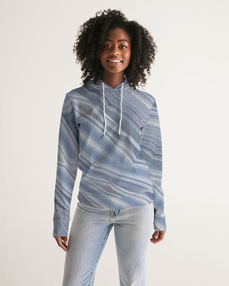 Blue Lace Nurturing Agate Women's Hoodie